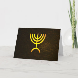 Menorah Flame Helgkort