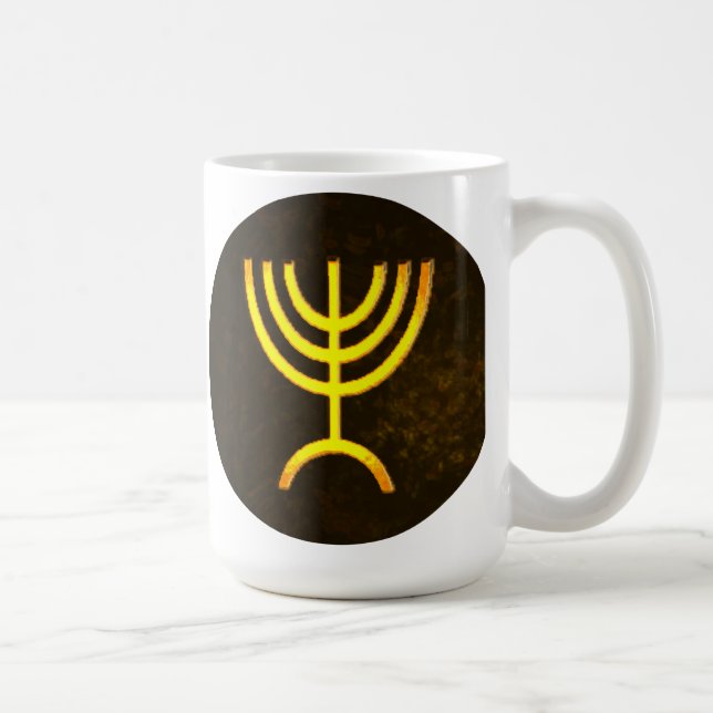 Menorah Flame Kaffemugg (Höger)