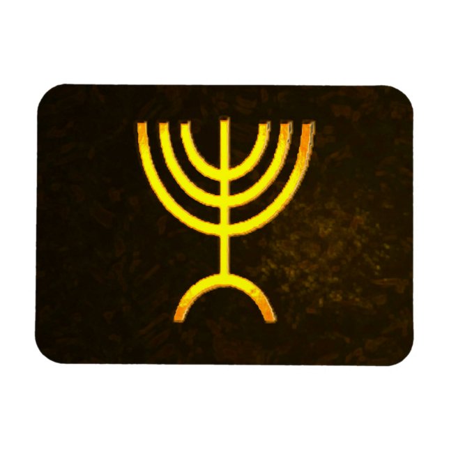 Menorah Flame Magnet (Horisontell)