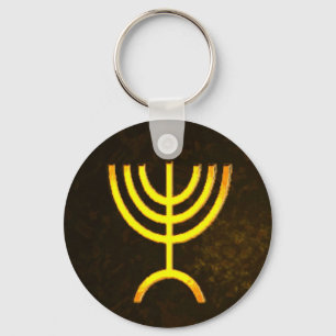 Menorah Flame Nyckelring