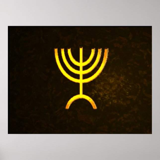 Menorah Flame Poster (Framsidan)
