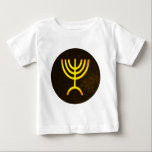 Menorah Flame Tee<br><div class="desc">En digital återgivning av den judiska sjukanta menorah (Hebreiska: מְ נ וֹ רָ ה ‎). Den sjukanta menorah som används i den portabla fristad som Moses upprättade i vildmarken och senare i Temple i Jerusalem har varit en symbol för judendomen sedan urminnes tider och är symbolen för den moderna israeliska...</div>