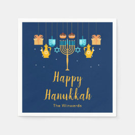 Menorah Hannukafest  Pappersservett
