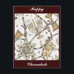 Menorah Hannukah Vykort<br><div class="desc">Menorah Hannukah</div>