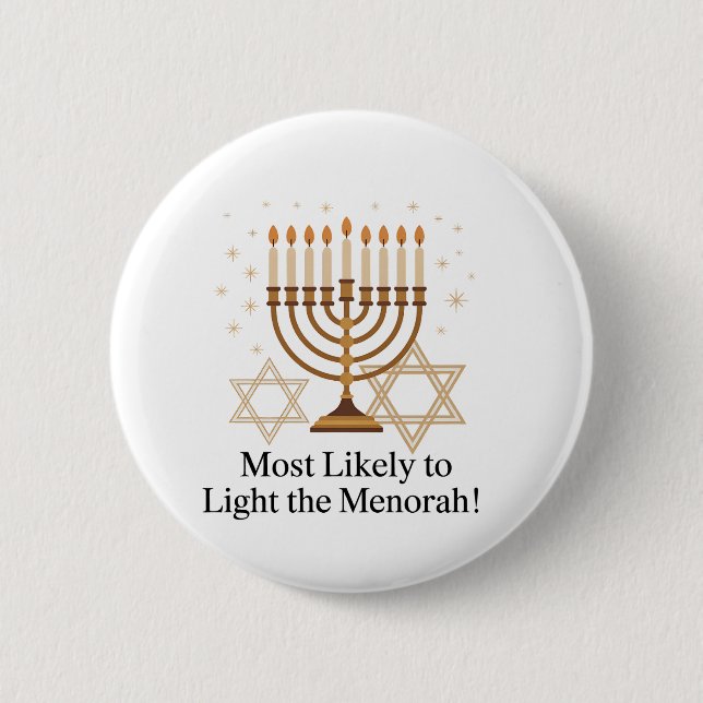 Menorah Hanukkah-juden Knapp (Framsida)