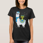 Menorah Hanukkah Llama Cute Alpaca Chanukah 5 T Shirt<br><div class="desc">Menorah Hanukkah Llama Cute Alpaca Chanukah 5</div>