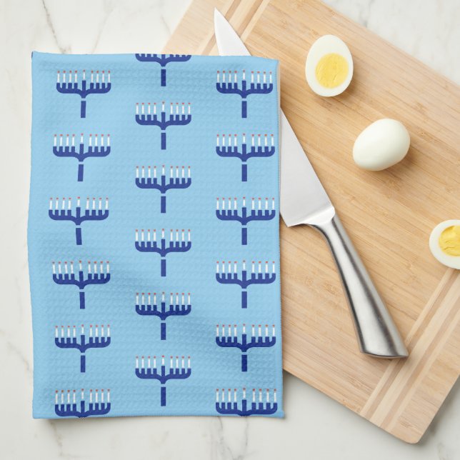 Menorah Kökshandduk (Vikt i Fjärdedel)