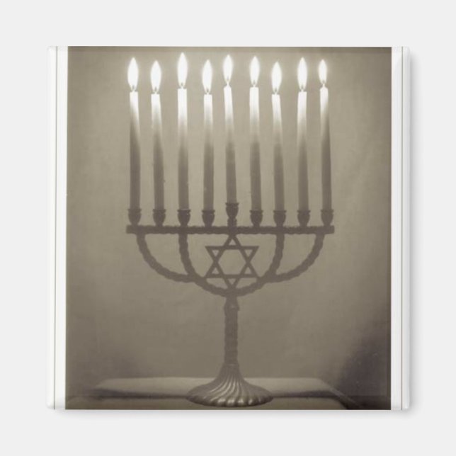 Menorah magnet (Framsidan)