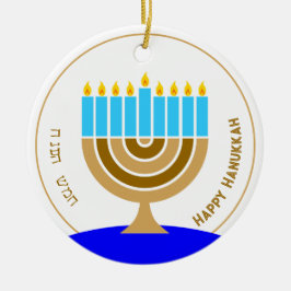 Menorah - Minimalistisk modern Julgransprydnad Keramik
