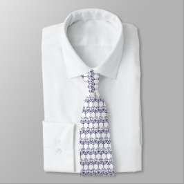 Menorah Navy Tie Slips