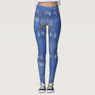 Menorah och Dreidel Leggings