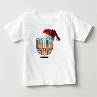 Menorah och Jultomten Hat T Shirt