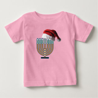 Menorah och Jultomten Hat T Shirt