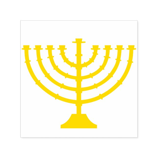 Menorah Självfärgande Stämpel (Design)