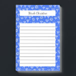Menorah Star av David Hanukkah Blue ANPASSNINGSBAR Post-it Block<br><div class="desc">Gör dina inköpslistor i stil med anpassadet livsmedel shopping,  måltidsplanering eller anteckningsblock att göra lista. Anpassa eller lägg till text i kostym efter behov. Behålla eller radering av linjer också. Kolla min butik för större storlek och stilar!</div>