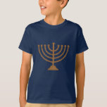 Menorah Tröja<br><div class="desc">Det här är en brons Menorah som kan ändras till valfri Zazzle färg du vill ha och även bakgrunden.</div>