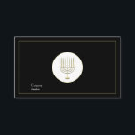 Menorah Visitkort<br><div class="desc">Menorah-Affärskortet kan användas för många-ändamål. Menorah-Affärskortet är helt och hållet anpassade. Designad av Norman Reutter</div>