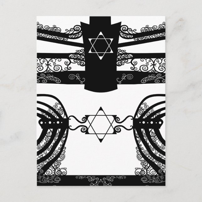 Menorah Vykort (Framsida)