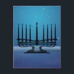 Menorah Vykort<br><div class="desc">Originalteckning av Thedustyphoenix.</div>