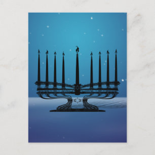 Menorah Vykort