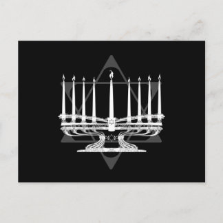 Menorah Vykort