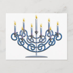 Menorah Vykort