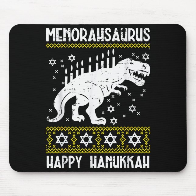 Menorahsaurus Happy Hanukkah Dino Chanukah Toddler Musmatta (Framsidan)