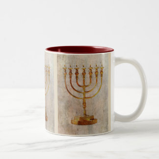 MenoraIsrael mugg Tasse Tazza