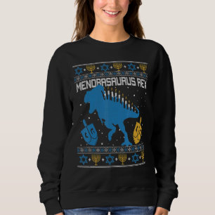 Menorasaurus Rex Dinosaur t Rex Hanukkah Menorah B Shirt
