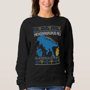 Menorasaurus Rex Dinosaur t Rex Hanukkah Menorah B Shirt