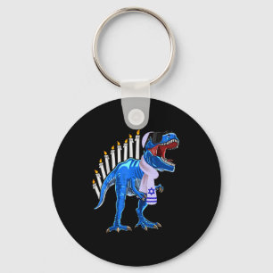 Menorasaurus Rex Tröja T Rex Dinosaurie Hanukkah G Nyckelring