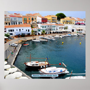 Menorca Balearic Island, Spanien Poster