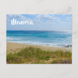 Menorca Beach och Dunes Photo Vykort
