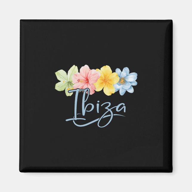 Menorca Blommor Spanien Learic Öar Blommig Semeste Magnet (Framsidan)