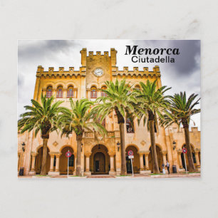 Menorca Ciutadella Town Hall Vykort