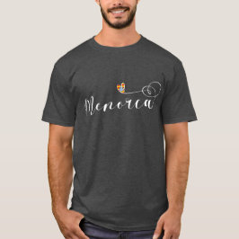 Menorca Flagga Heart, Balearerna T-Shirt