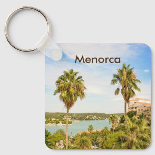 Menorca Mahon Button Keychain Nyckelring