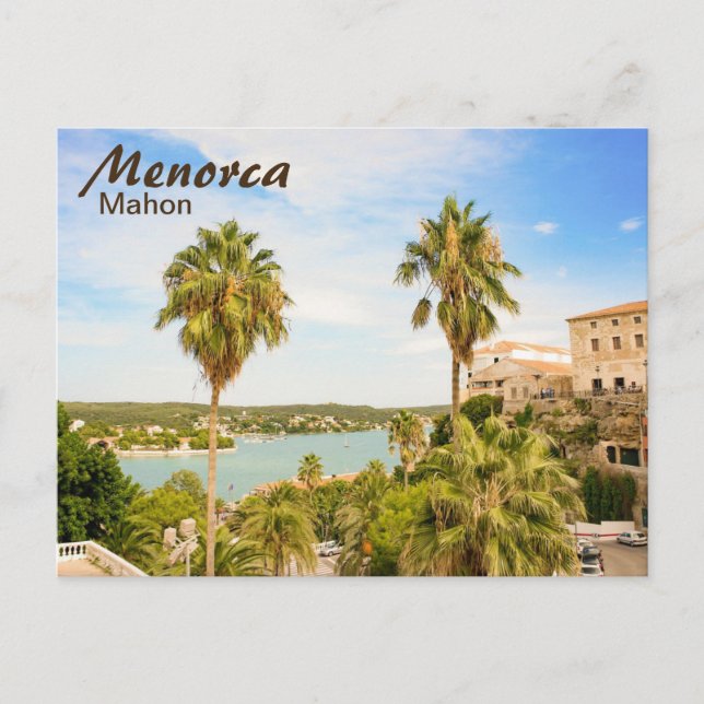 Menorca Mahon Postcard Vykort (Framsida)