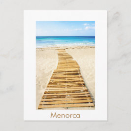 Menorca Santo Tomas Beach Postcard Vykort