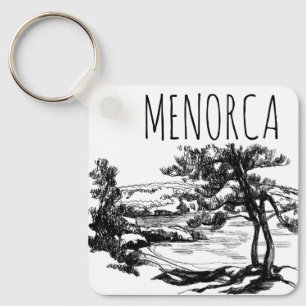 Menorca-stranden Nyckelring