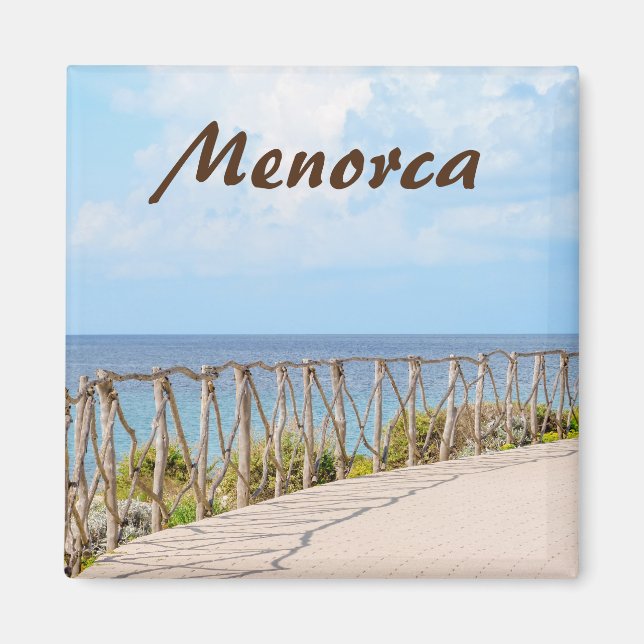 Menorca Traditional Fence Souvenir Magnet (Framsidan)