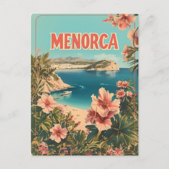 Menorca Vintage Vykort (Framsida)