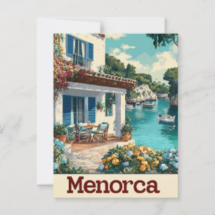 Menorca vintage vykort