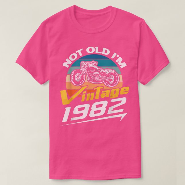 Mens 40th Birthday Man Biker Legend Motorcycle Cho T Shirt (Design framsida)