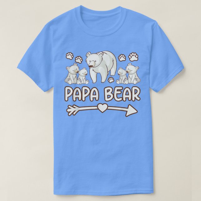 mens 4 cubs t shirts, daddy bear tshirts for fathe (Design framsida)