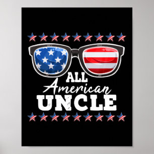 Mens All American UNCLE Män Poster