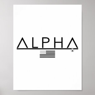 Mens Alpha Gym Kanin Träning Bodybuilding Fitness Poster