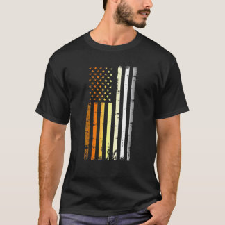 Mens American Flag Lgbt Bear Pride T Shirt