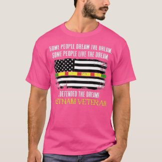Mens American Flag Veterans Day Patriotic Vietnam  T Shirt