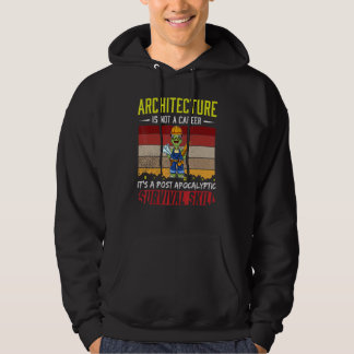 Mens Architect Not A Career Technical Drawer Draft Hoodie